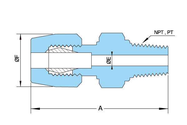 D-TYPE MALE CONNECTOR