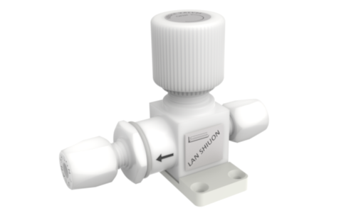 PTFE ADJUSTABLE NEEDLE CHECK VALVE