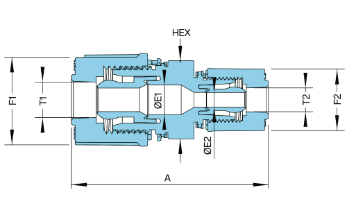 PFA Reducing Union Insert Type產品圖